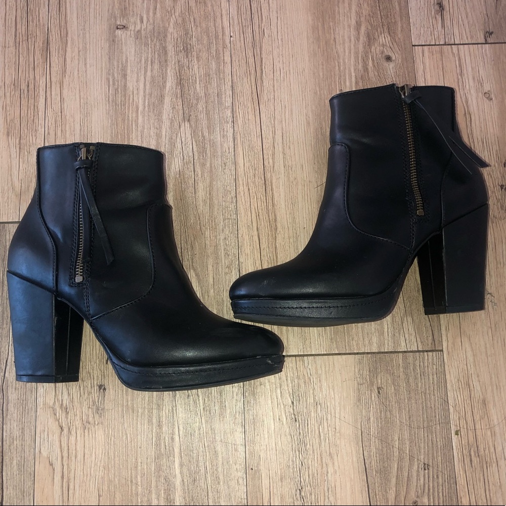 H&M Black Booties